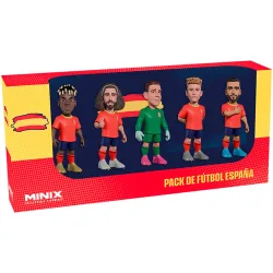Pack de 5 figuras Minix de 7 cm Edición limitada Selección Española