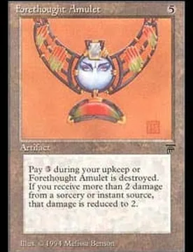 Forethought Amulet Legends - Magic: The Gathering - FashionsVida