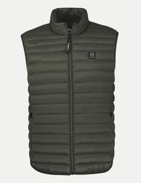 Steppweste mit Stehkragen 683 ORIGINAL OLIVE XXXL - Lerros - FashionsVida