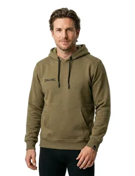 Sweat à Capuche Flow Khaki S - Spalding - FashionsVida