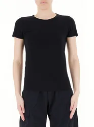 DEHA T-shirt in cotone NERO S