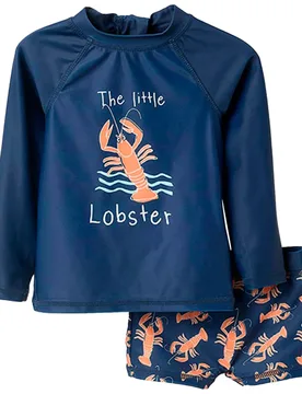 Rash Guard Manches Longues 3107128801 Dark Blue 5-6 Années Garçon - Zippy - FashionsVida