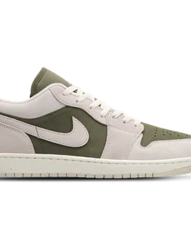 Low Men's Sneakers - Olive - Size 7 - Leather - Olive - Size: 7 - Jordan - FashionsVida