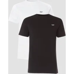 Camiseta de Manga Corta para Hombre Pack de 2 - Blanco/ - XXS