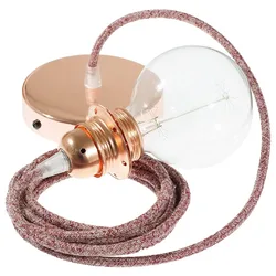 Cables Lampe Suspendue Pendel Pour Abat-jour Rs83 2 M Glittering Red / Copper One Size