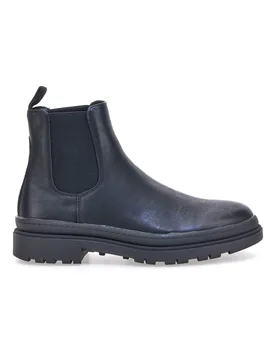 Stivaletti beatles neri con suola carrarmato 2308101 44 - JOHES LAND - FashionsVida