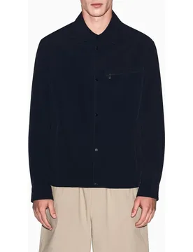 Cazadora de hombre cuello camisero en nylon elástico - Armani Exchange - FashionsVida