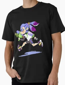Boy Inkling Cartoon Video game Splatoon Gift T-Shirt for gamer 100% Cotton y2k clothing Short-Sleeve Tee All Size Tops S-6XL - Aliexpress - FashionsVida