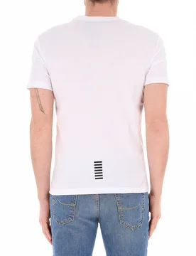 T-shirt girocollo BIANCO S - EA7 EMPORIO ARMANI - FashionsVida