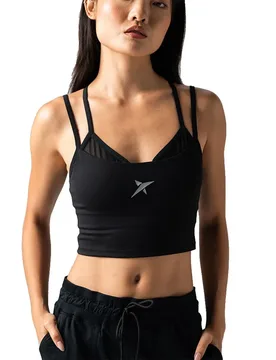 Flight Sleeveless T-shirt Black L - Drop Shot - FashionsVida