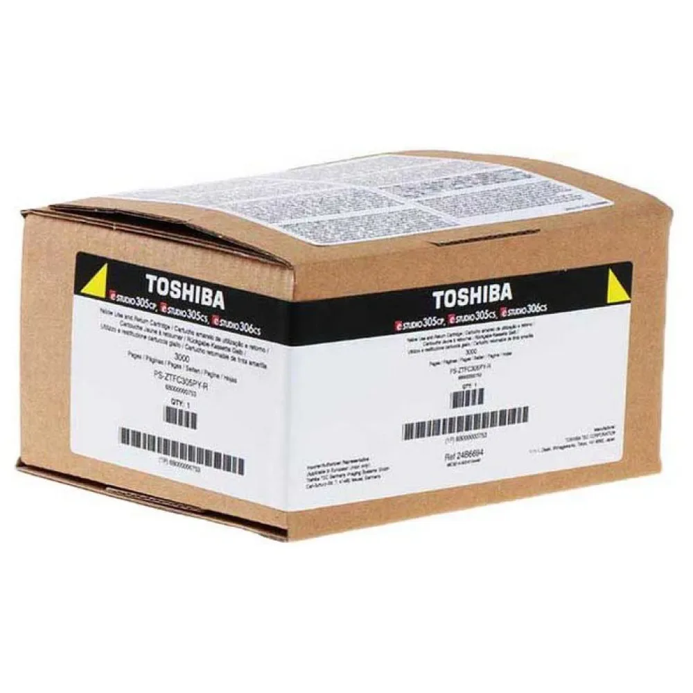 Toner T-305py-r E-studio 6b000000753 Yellow One Size unisex - Toshiba - FashionsVida