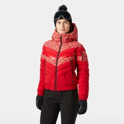 Women's Imperial Short Puffy Jacket Red XS - Red - Female