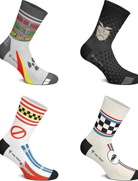 Pack de calcetines de hombre Hollywood Wheels cortos en - Heel Tread - FashionsVida