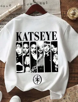 Camiseta de manga corta con cuello redondo y estampado divertido casual para niña preadolescente, top de verano - Shein - FashionsVida