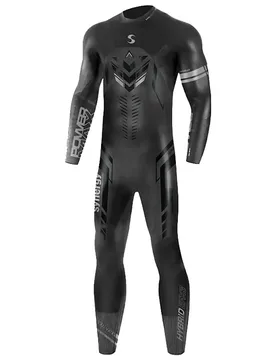 Hybrid Efx3 Long Sleeve Neoprene Wetsuit Black M2 Men - Synergy - FashionsVida