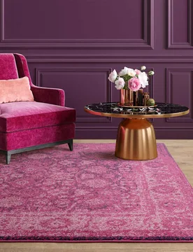 Muse Heritage Woven Rug Purple Mix - Asiatic - FashionsVida