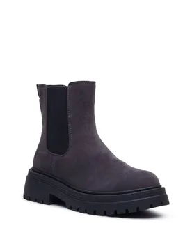 Women's Rose Chelsea Boot in Charcoal Size: 7 - Charcoal - Size: 7 - Hush puppies - FashionsVida