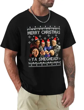 Red Dwarf Merry Christmas Ya Smeghead T-Shirt Casual Fashion Short Sleeve Cotton T-Shirt - Aliexpress - FashionsVida