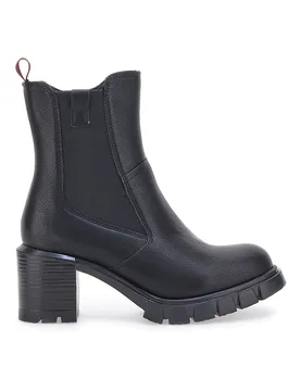 Stivaletti Neri Con Tacco 2304 36 - PLOCADI - FashionsVida