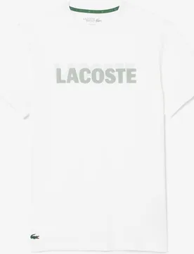 Camiseta de hombre deportiva con estampado gráfico ultra-dry de manga corta - Lacoste - FashionsVida