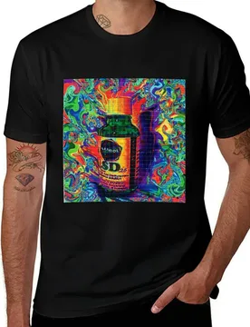 LSD 25 Sandoz vial blotter art T-Shirt Plus Size Workout Short Sleeve Top - Aliexpress - FashionsVida