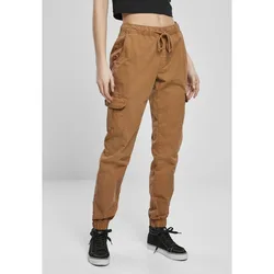 Pantalon High Waist Cargo Jogging Orange M