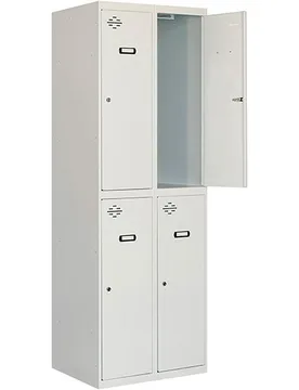 Taquilla metálica Profesional Tándem 4 Puertas Montada - SIMONRACK - FashionsVida