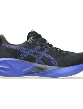 Novablast 5 Running Shoes Black / Cobalt Burst UK 8 Men - Asics - FashionsVida