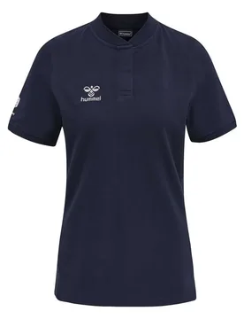 Polo à Manches Courtes Move Grid Marine L - Hummel - FashionsVida