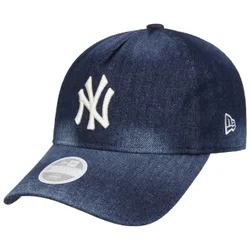 Twenty Washed Denim Yankees Cap by - navy - Damen - Size: One Size