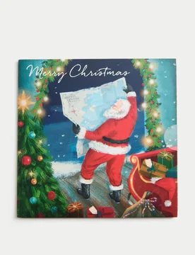 Christmas Santa Gift Card No Colour - M&S - FashionsVida