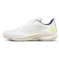 Hurakn Lite Padel Shoes Snow White / Snow White / Safety Yellow UK 10.5