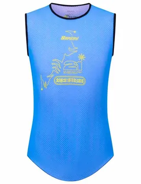 Maglietta Intima Tecnica Senza Maniche Tdf Alpe D´huez Purple - Santini - FashionsVida