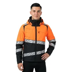 Veste D´hiver Accelerate Safe Dark Navy / Hi-Vis Orange S