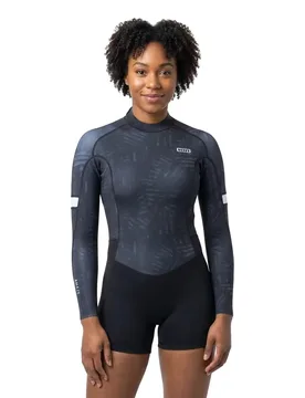 Shorty à Manches Longues Avec Fermeture éclair Au Dos Amaze 2.0 2 Mm Black / Mural S - Ion - FashionsVida
