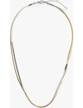 Collar de acero inoxidable corto doble - Parfois - FashionsVida