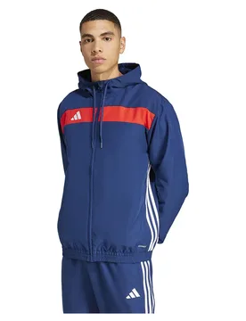 Sweat-shirt à Zip Tiro 25 Essentials Woven Team Navy Blue / Red XL - Adidas - FashionsVida