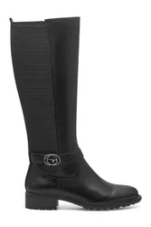 Womens Leather Knee High Riding Boots - - Size: 7.5