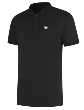Cotton Short Sleeve Polo Black M - Dunlop - FashionsVida