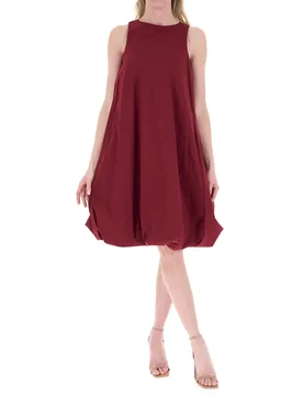 Abito smanicato BORDEAUX 44 - Liviana Conti - FashionsVida