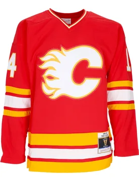 Casacca Hockey Uomo Nhl Dark Jersey 1988 No 14 Fleury Calfla Red - Mitchell & Ness - FashionsVida
