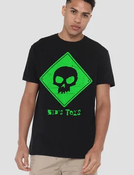 Unisex Toy Story Sid'S Toys Logo T-Shirt, Black Size: 2XL - Black - Size: 2XL - Disney - FashionsVida