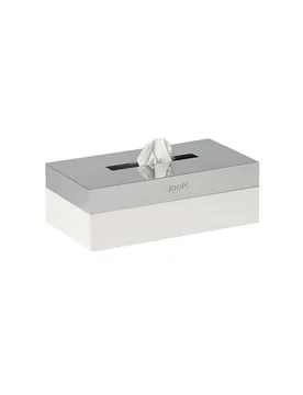 Kleenexbox Chromeline 23x12cm silber baby - Joop! - FashionsVida