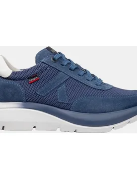 Deportivo de cordones de hombre de piel - Callaghan - FashionsVida