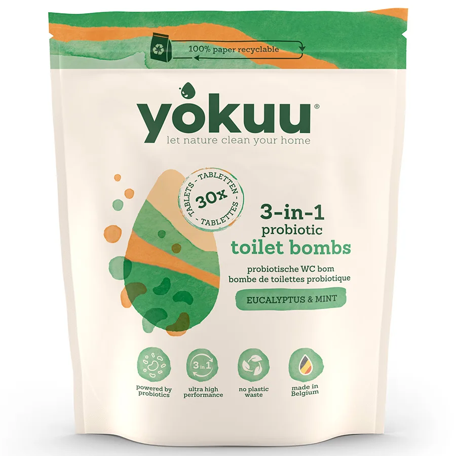 Toilet Bombs - Eucalyptus & Mint - 30 Tablets - Yokuu - FashionsVida