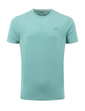 Weird Fish Hooked Branded T-Shirt Size M - men men all-mens men tshirts men tshirts plain offers all-offers offers mens-2-for-40-tees offers mens-offe - Mineral Blue - FashionsVida