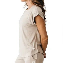 T-shirt à Manches Courtes Natural Moon Grey 2XL