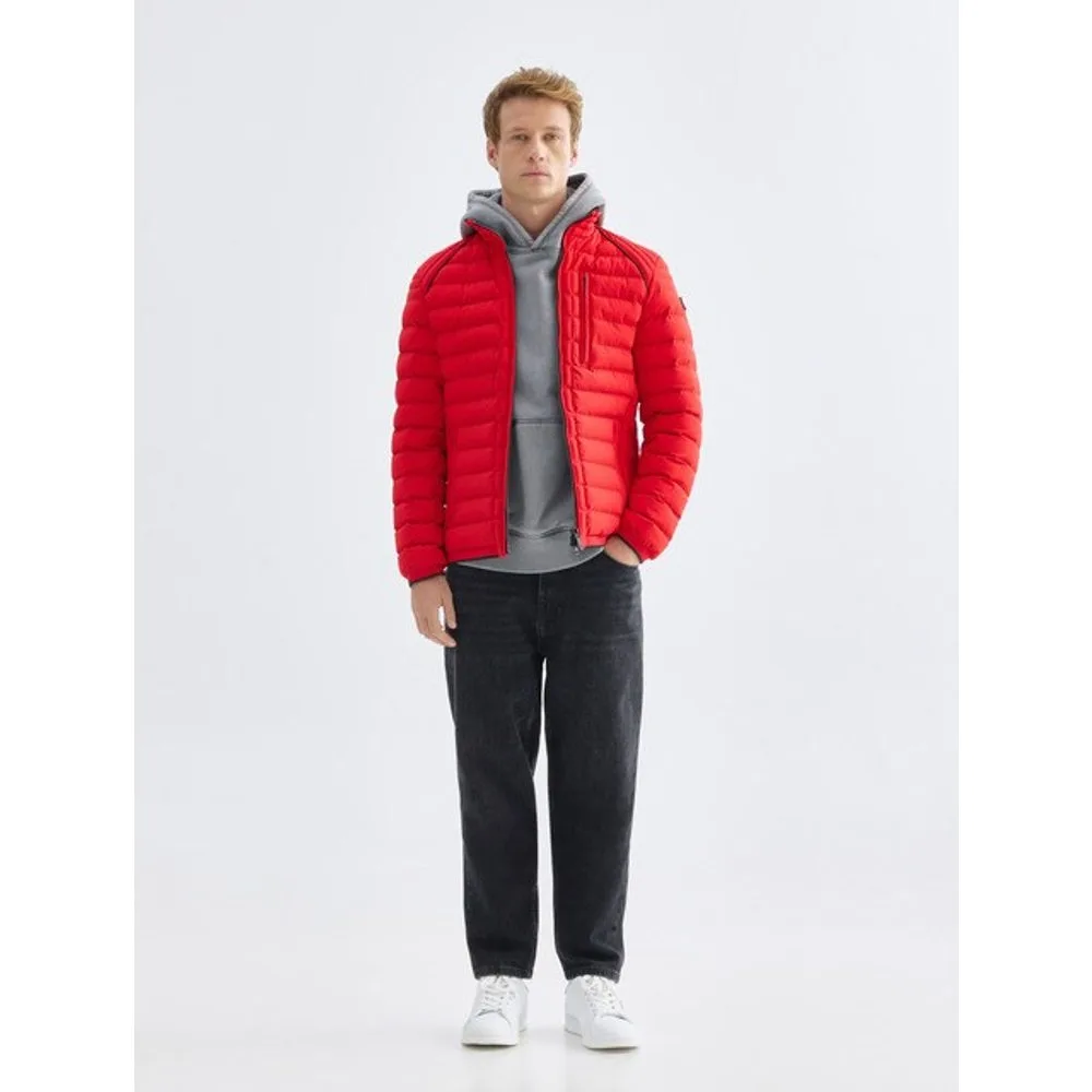 Cazadora de hombre acolchada con bolsillos inclinados - Wellensteyn - FashionsVida