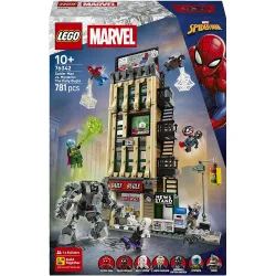 Juego de construcción Spider-Man vs. Mysterio: El Daily Bugle Super Heroes Marvel - 76342