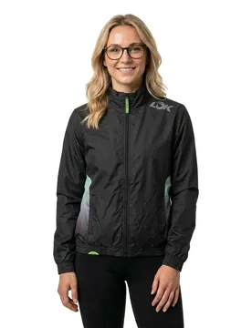 Court Full Zip Sweatshirt Black / Green S - Lok - FashionsVida
